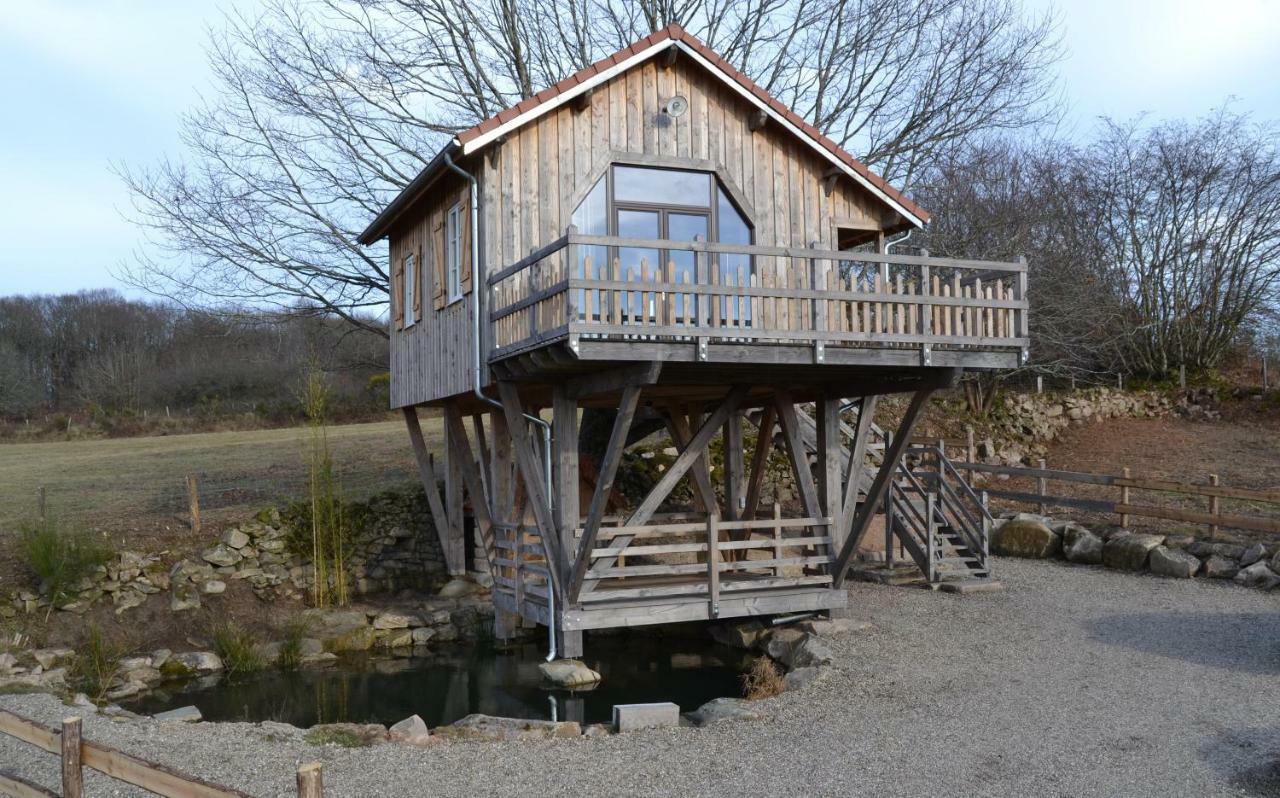 Les Cabanes Des Fontaines Saint-Sernin-du-Bois Екстериор снимка